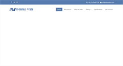 Desktop Screenshot of itdtextiles.com